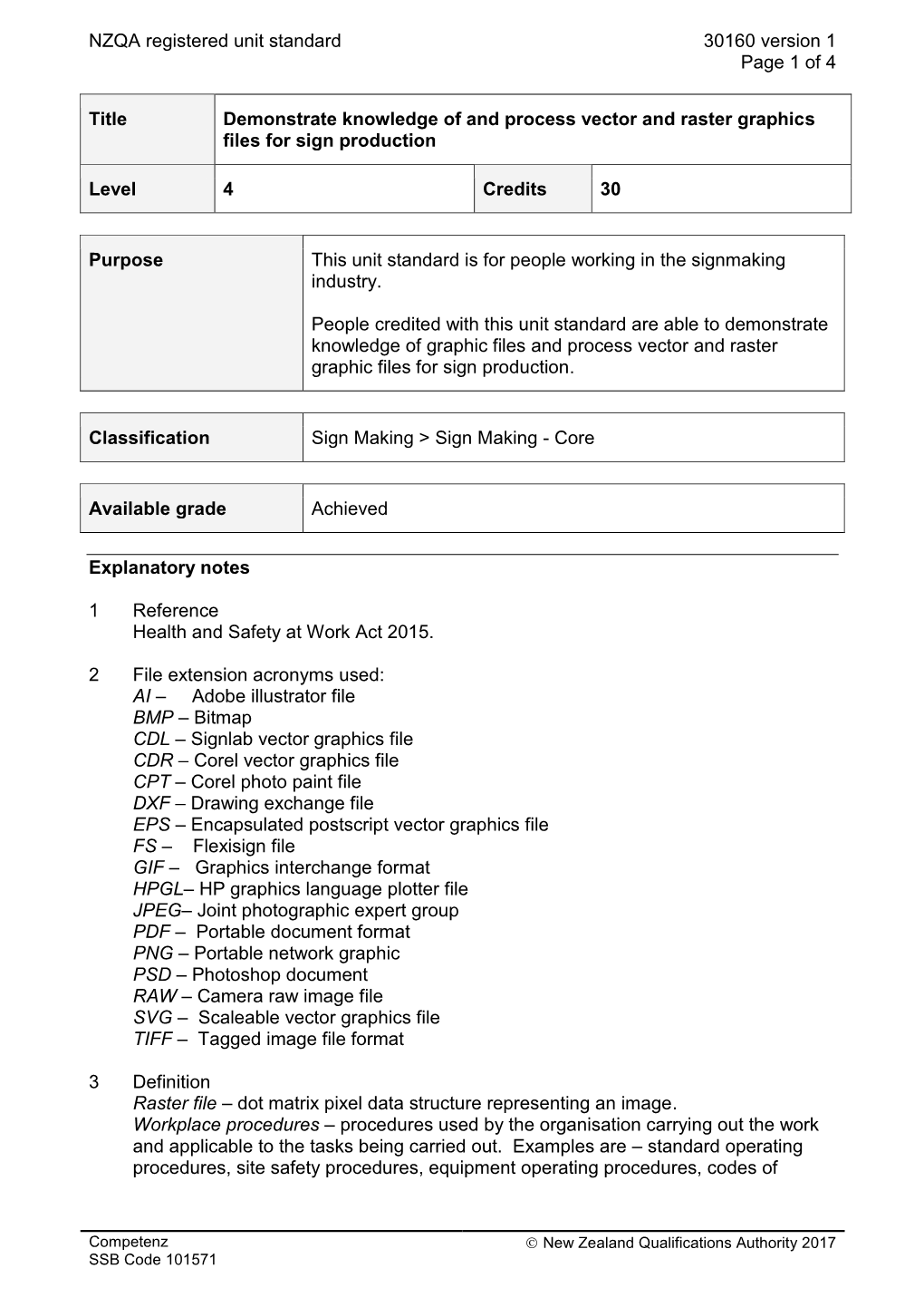 27587 Apply Knowledge of Legislative Requirements in the Signmaking