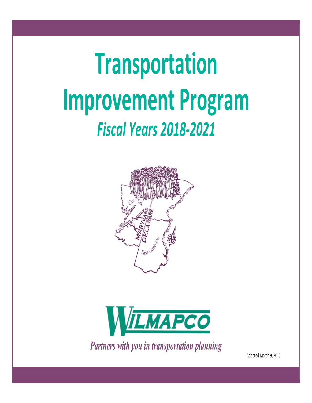 Transportation Improvement Program Fiscal Years 2018‐2021