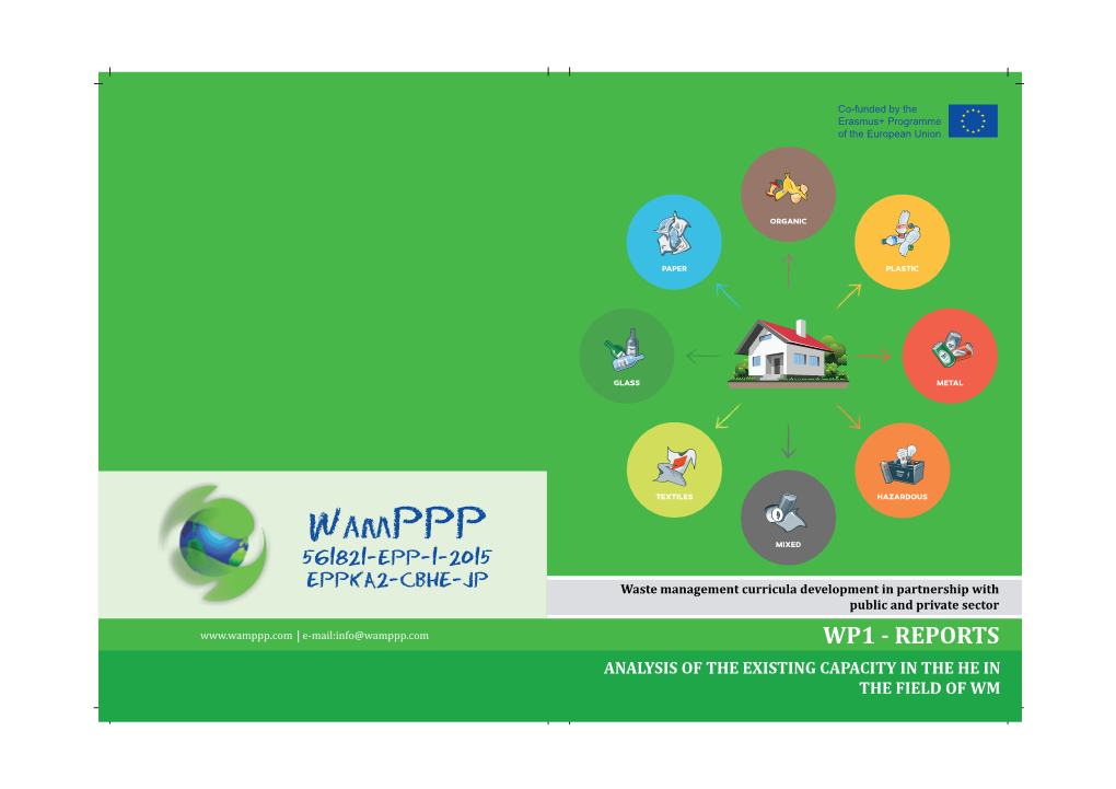 Reports Analysis of the Existing Capacity in the He in the Field of Wm