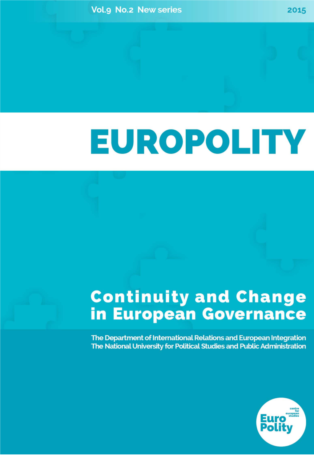 EUROPOLITY, Vol. 9, No. 2, 2015