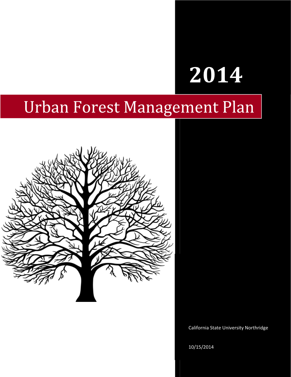 Urban Forest Management Plan