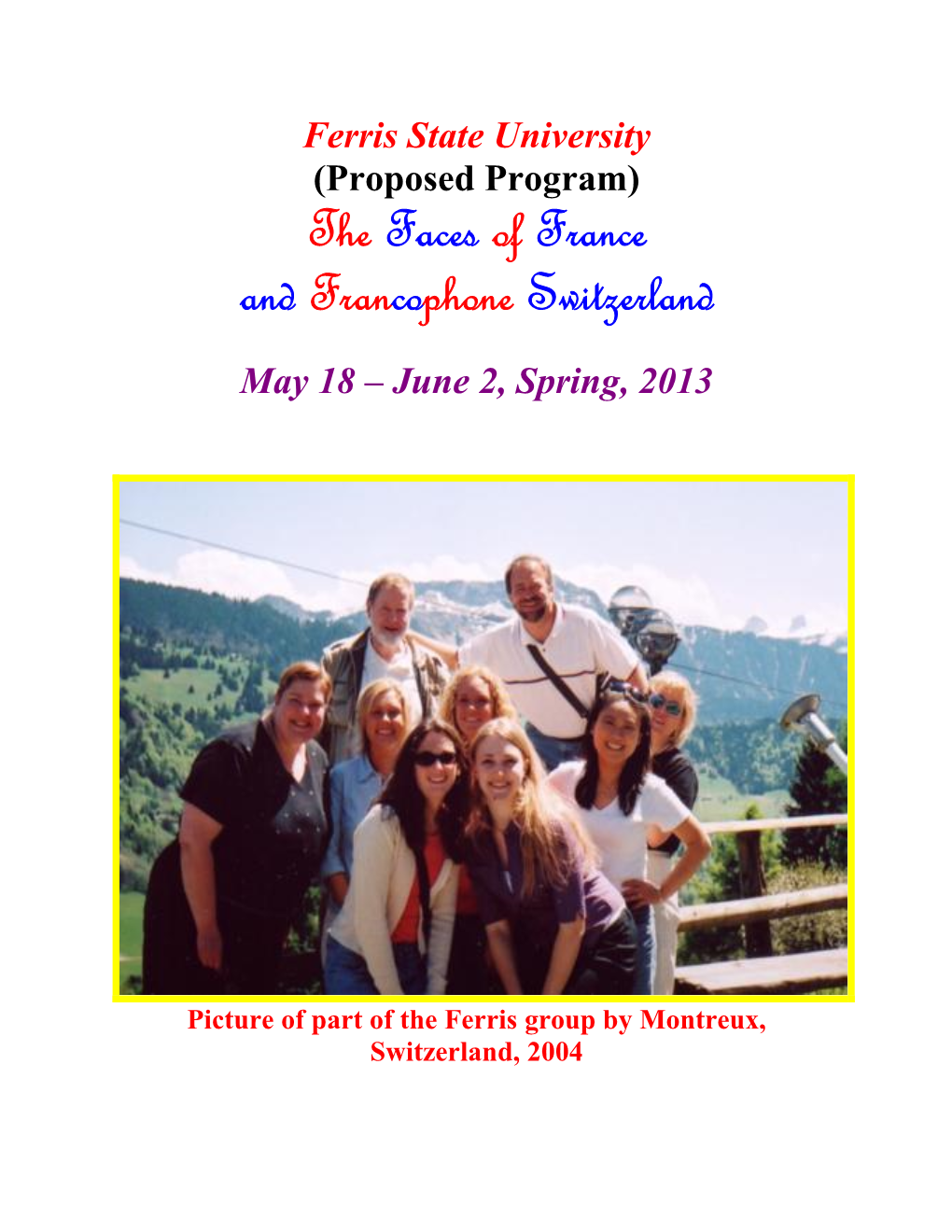 Ferris State University Study Abroad