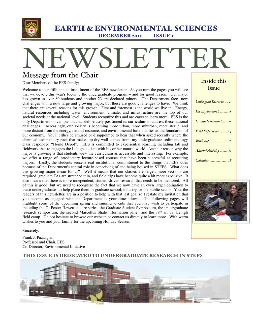 EES Newsletter, 2011