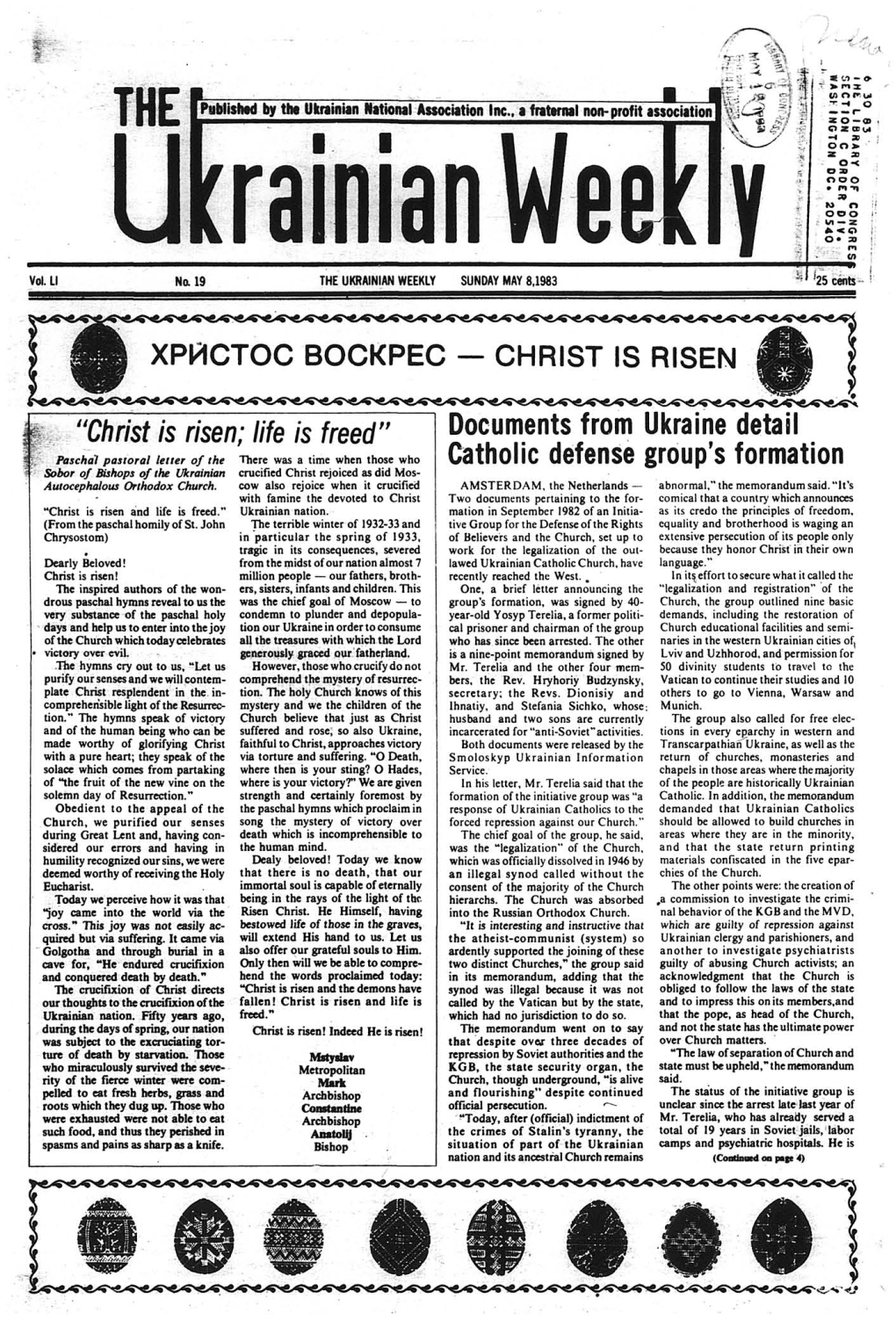 The Ukrainian Weekly 1983