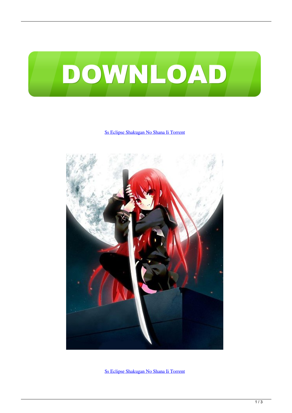 Ss Eclipse Shakugan No Shana Ii Torrent