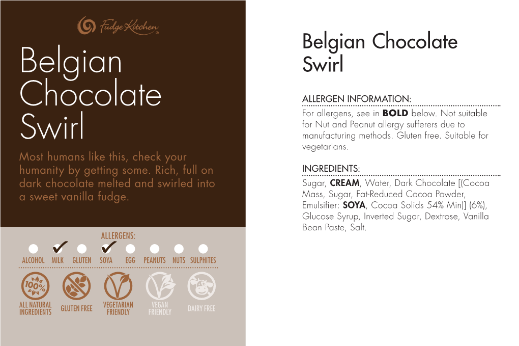 Belgian Chocolate Swirl