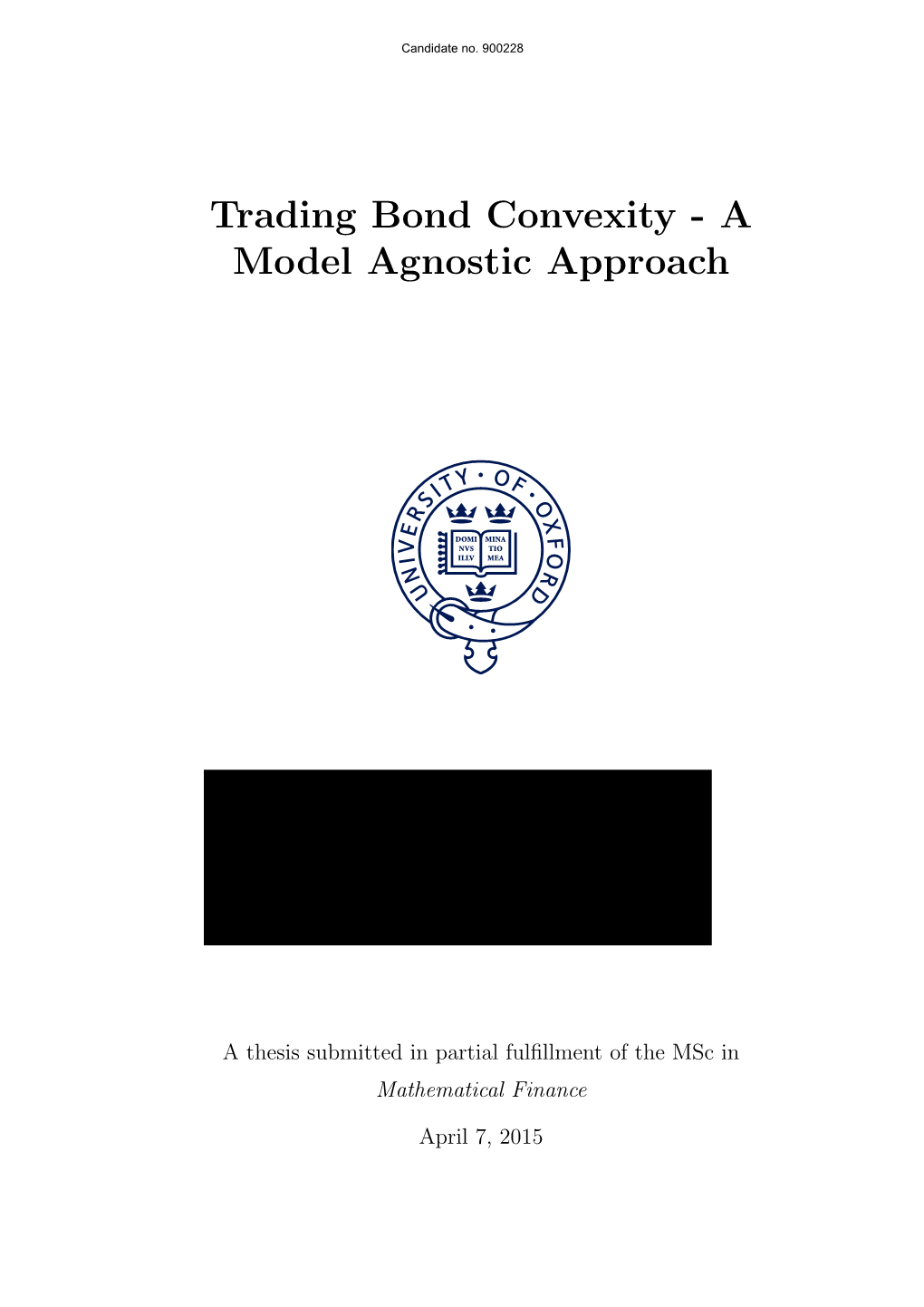 Trading Bond Convexity - a Model Agnostic Approach