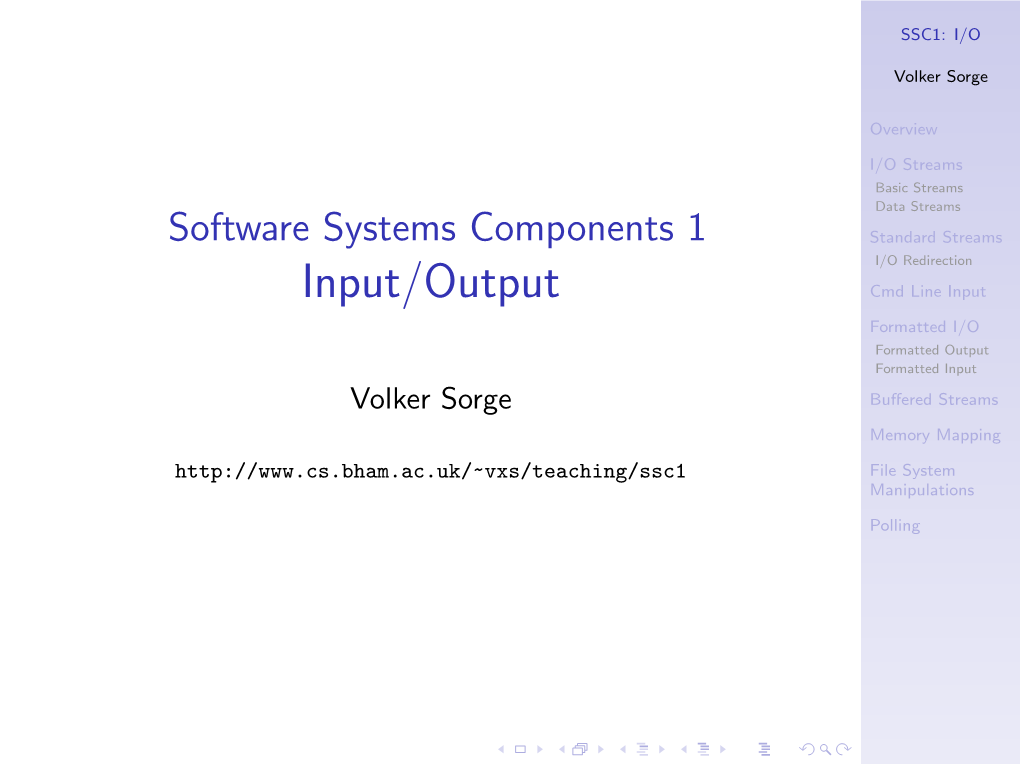 Software Systems Components 1