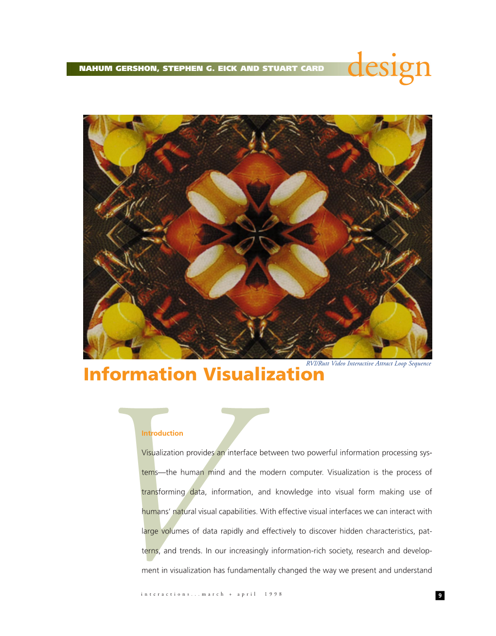 Information Visualization