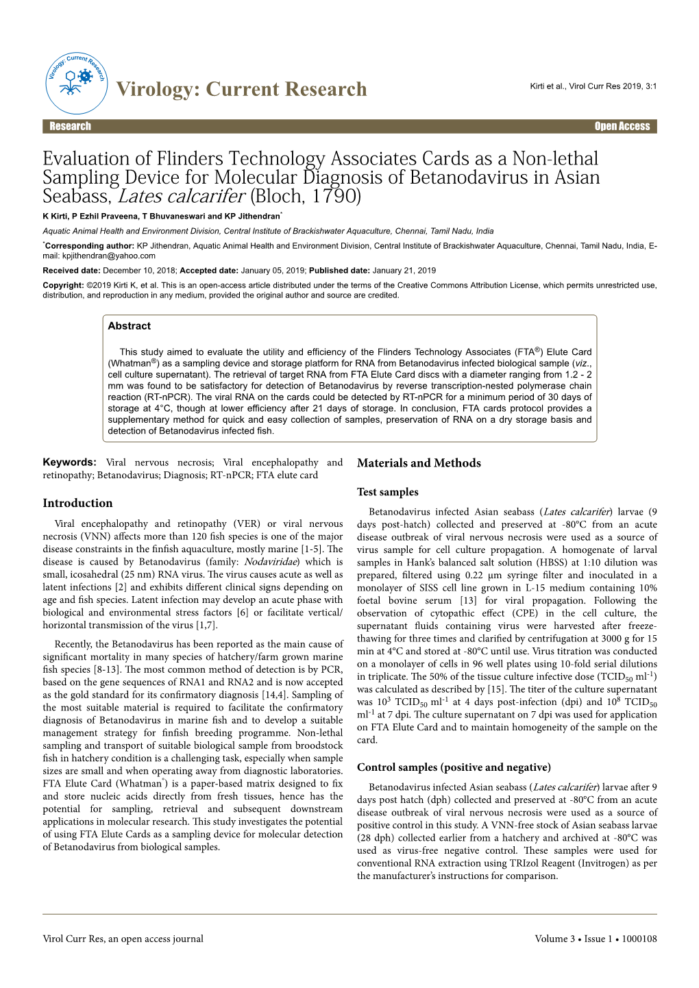 Evaluation of Flinders Technology Associates Cards As a Non-Lethal