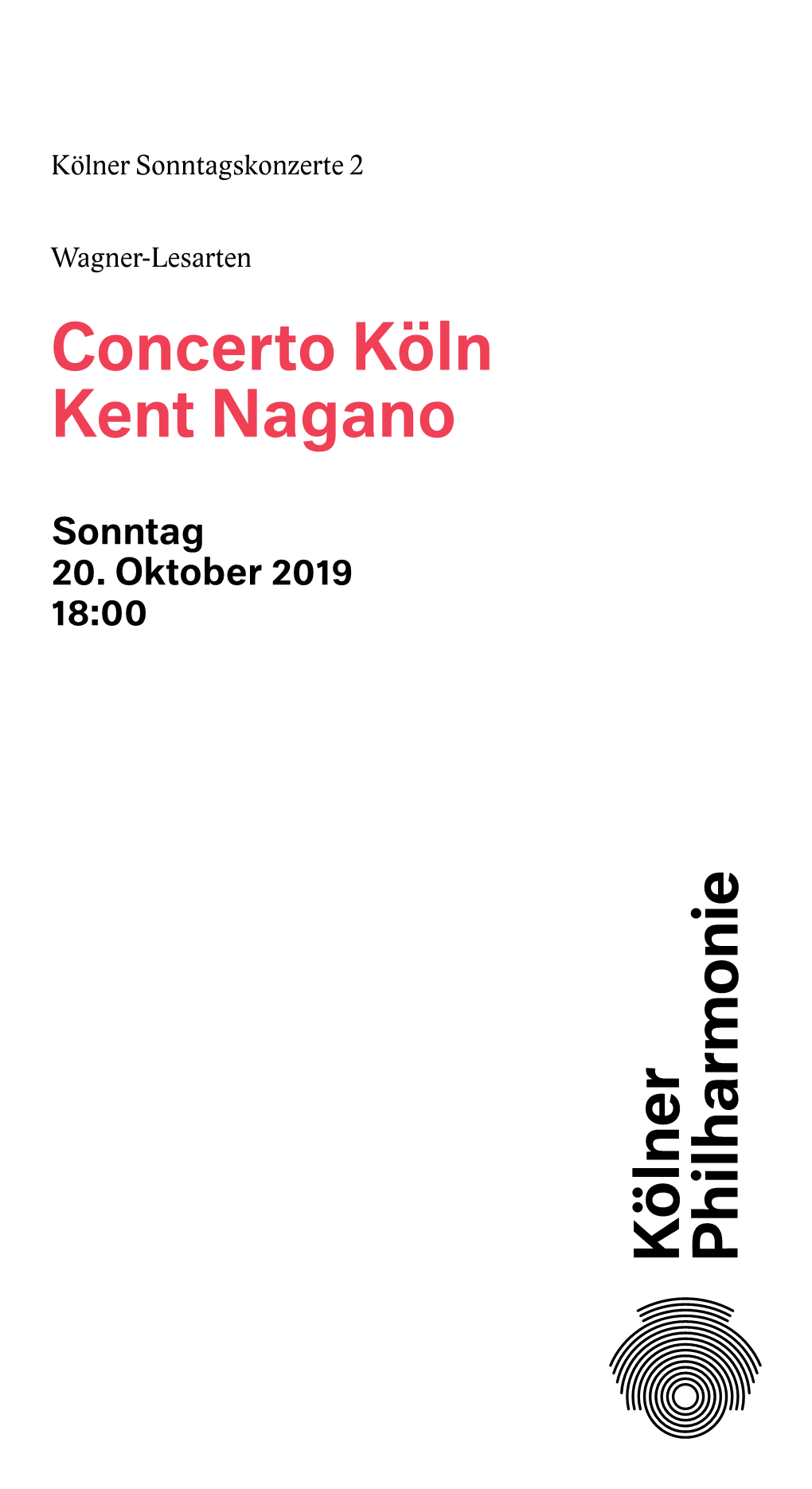 Concerto Köln Kent Nagano