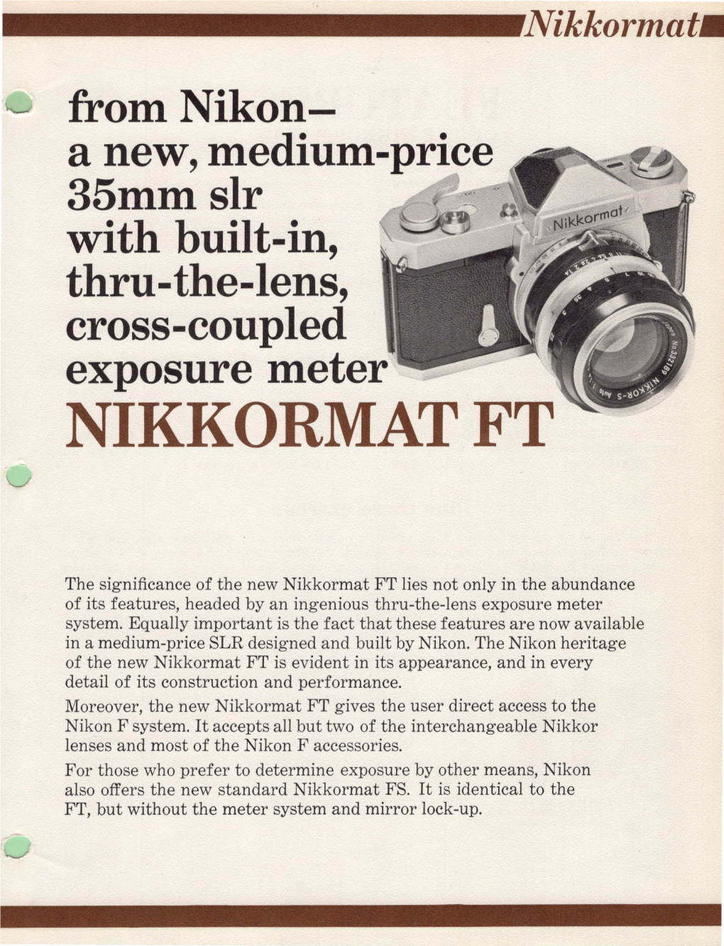 Nikkormat Ft