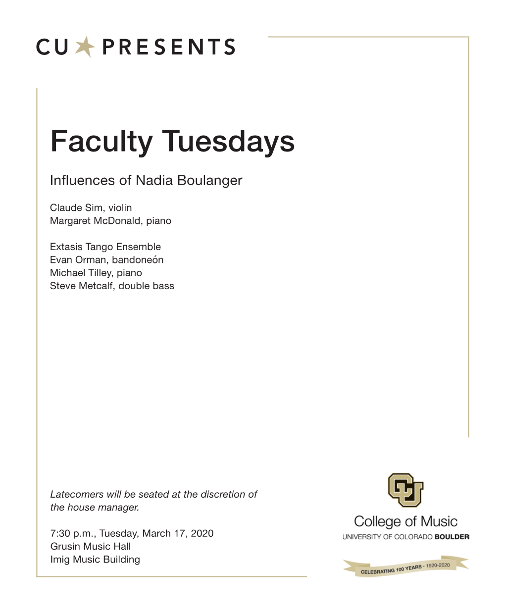 Faculty Tuesdays