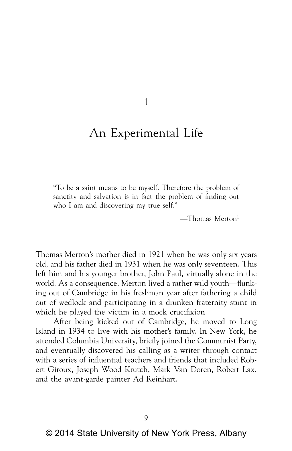 Thinking Through Thomas Merton