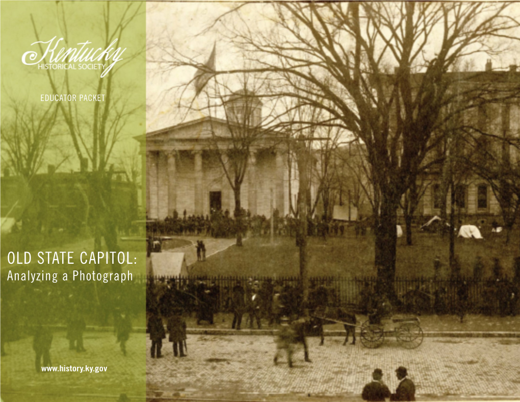 OLD STATE CAPITOL: Analyzing a Photograph