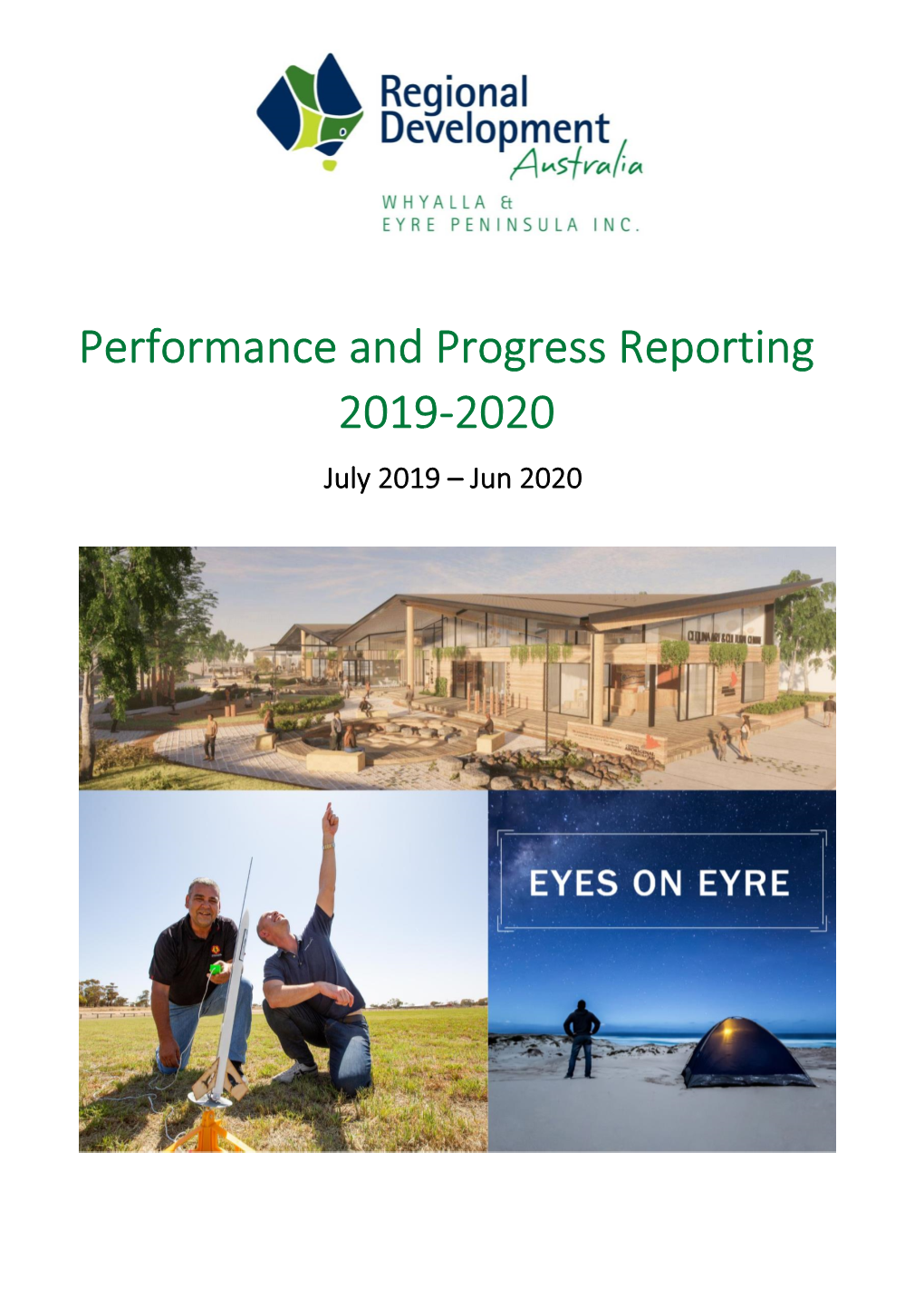 Performance and Progress Reporting 2019-2020 July 2019 – Jun 2020