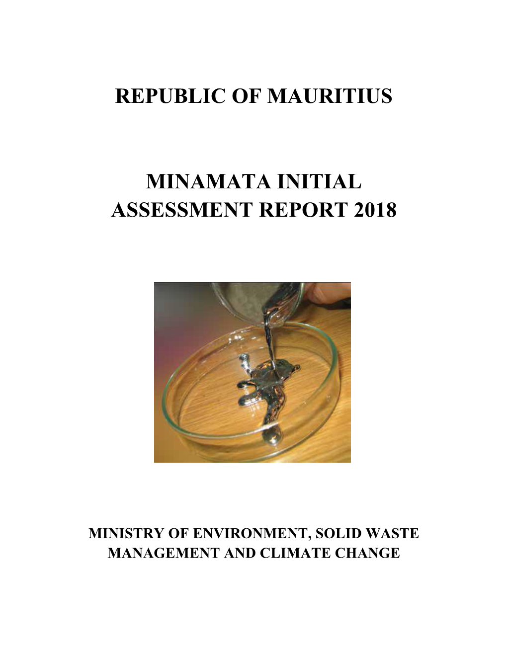 Republic of Mauritius Minamata Initial Assessment
