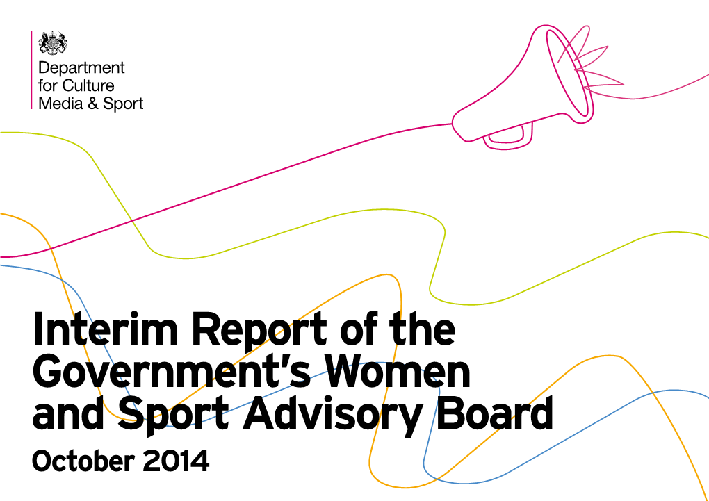 Interim Report of the Government's Women and Sport Advisory Board