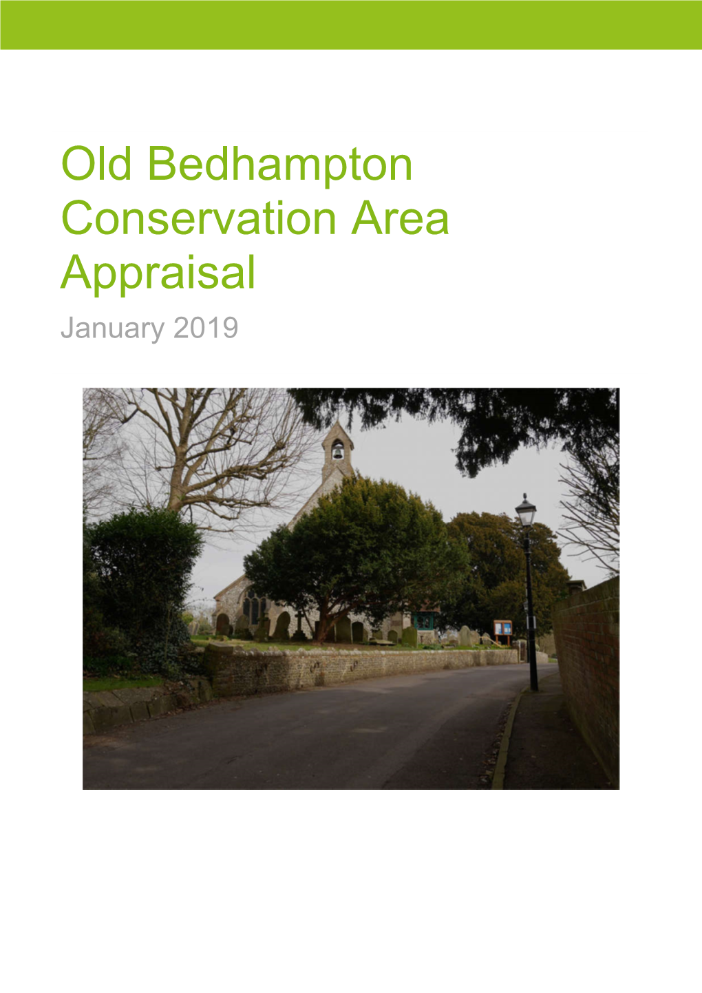 Old Bedhampton Conservation Area Appraisal