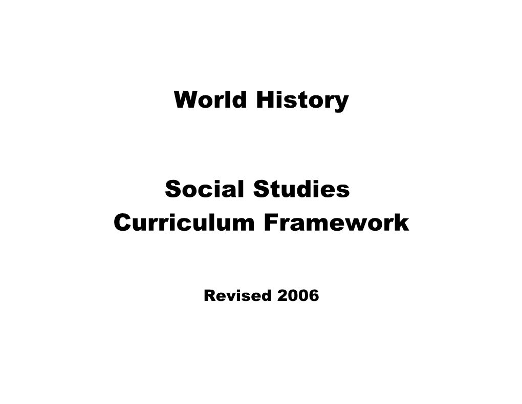 Curriculum Framework s5