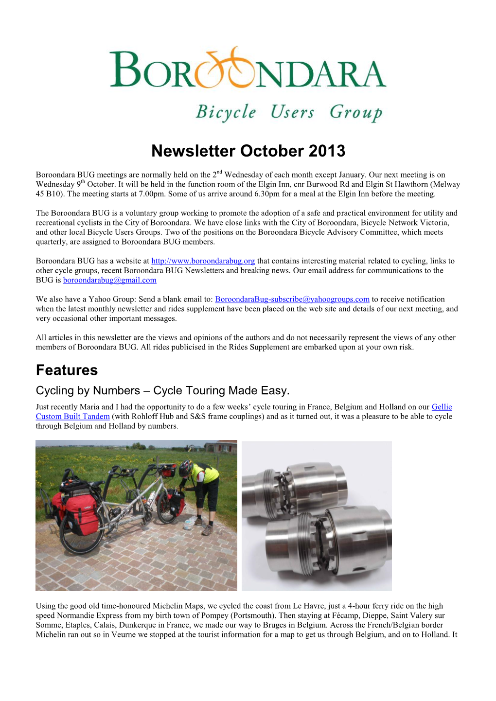 Newsletter September 2007