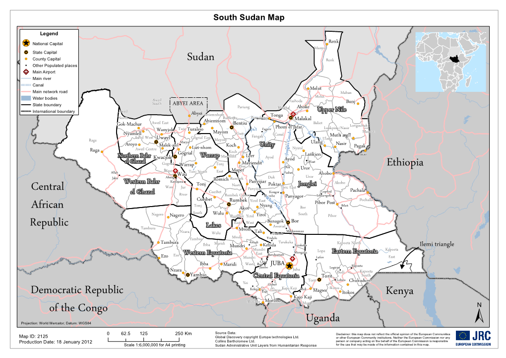 Sudan Ethiopia Kenya Central African Republic Uganda Democratic Republic of the Congo Chad