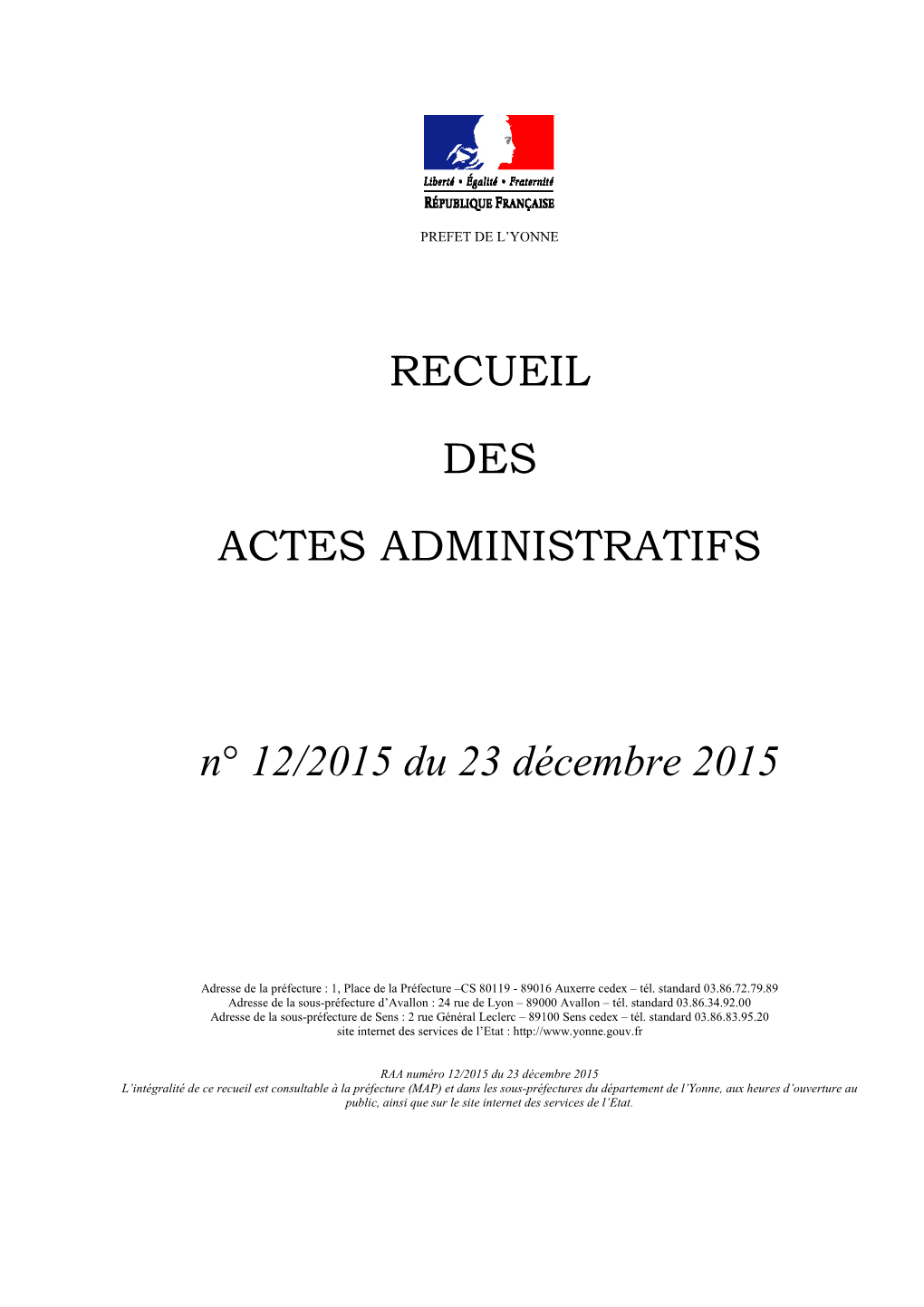 Recueil N°12