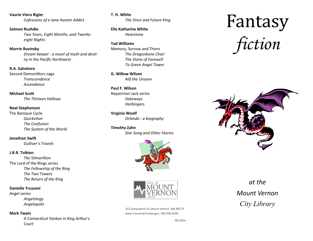 Fantasy Fiction