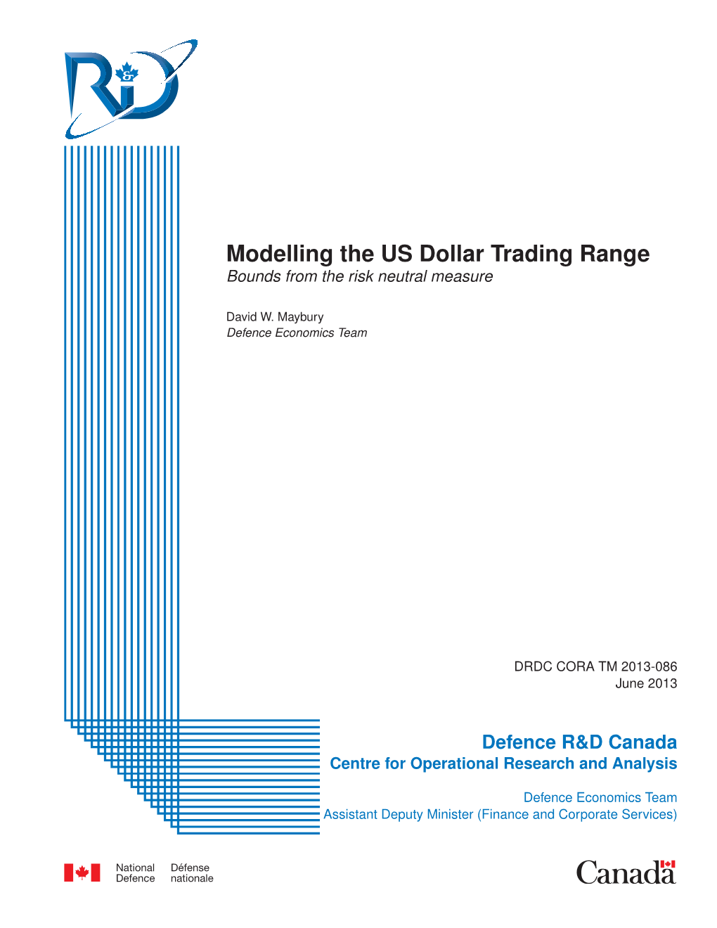 Modelling the US Dollar Trading Range Bounds from the Risk Neutral Measure