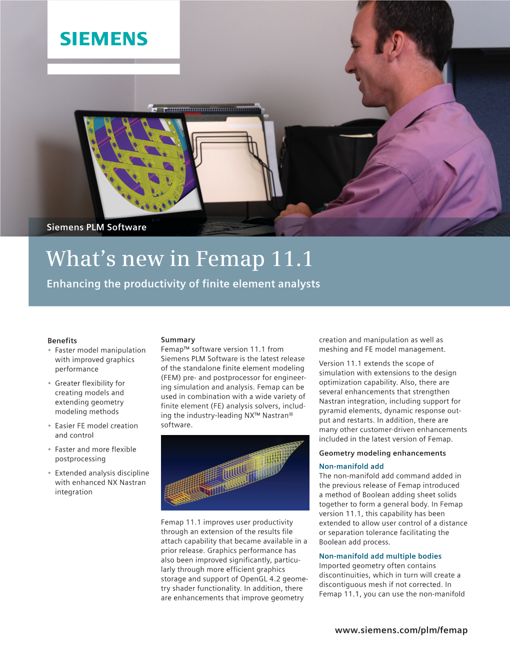 Siemens PLM Femap Version 11.1 Fact Sheet