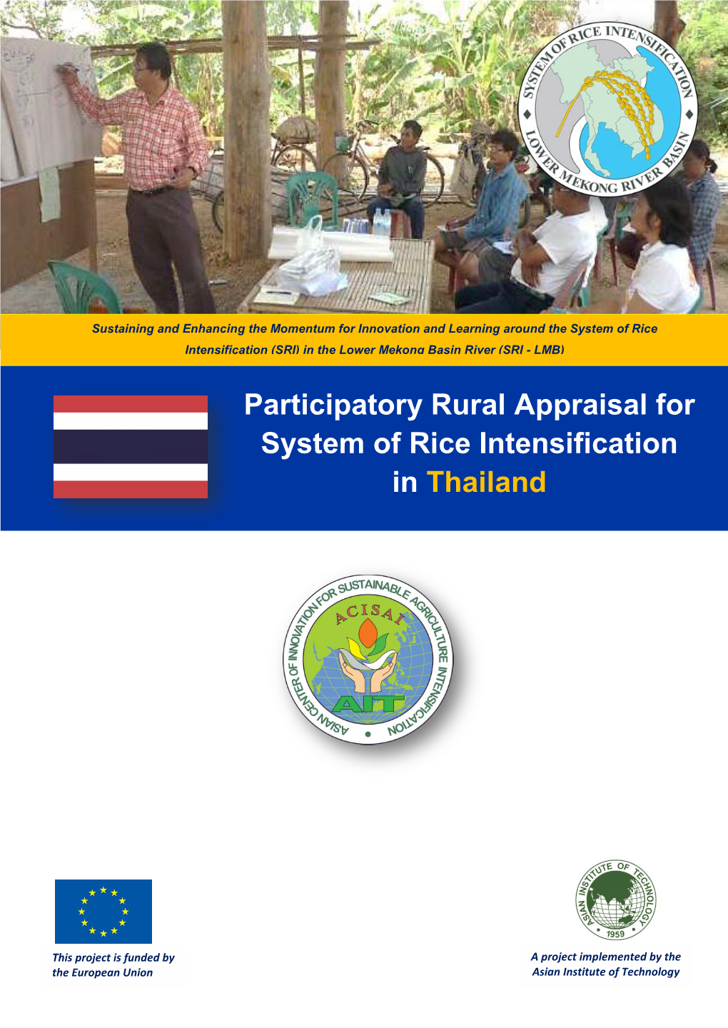 Participatory Rural Appraisal For