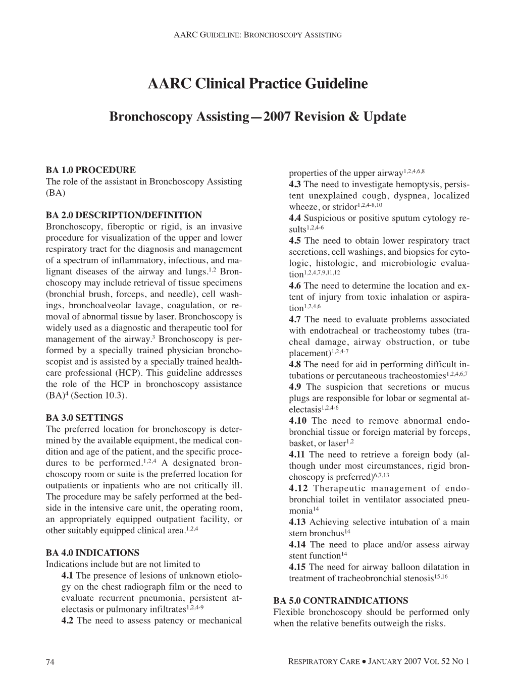 Bronchoscopy Assisting