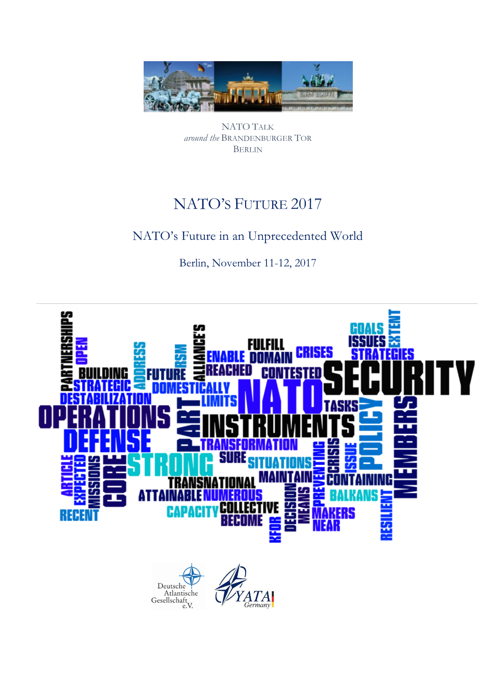 NATO's Future in an Unprecedented World