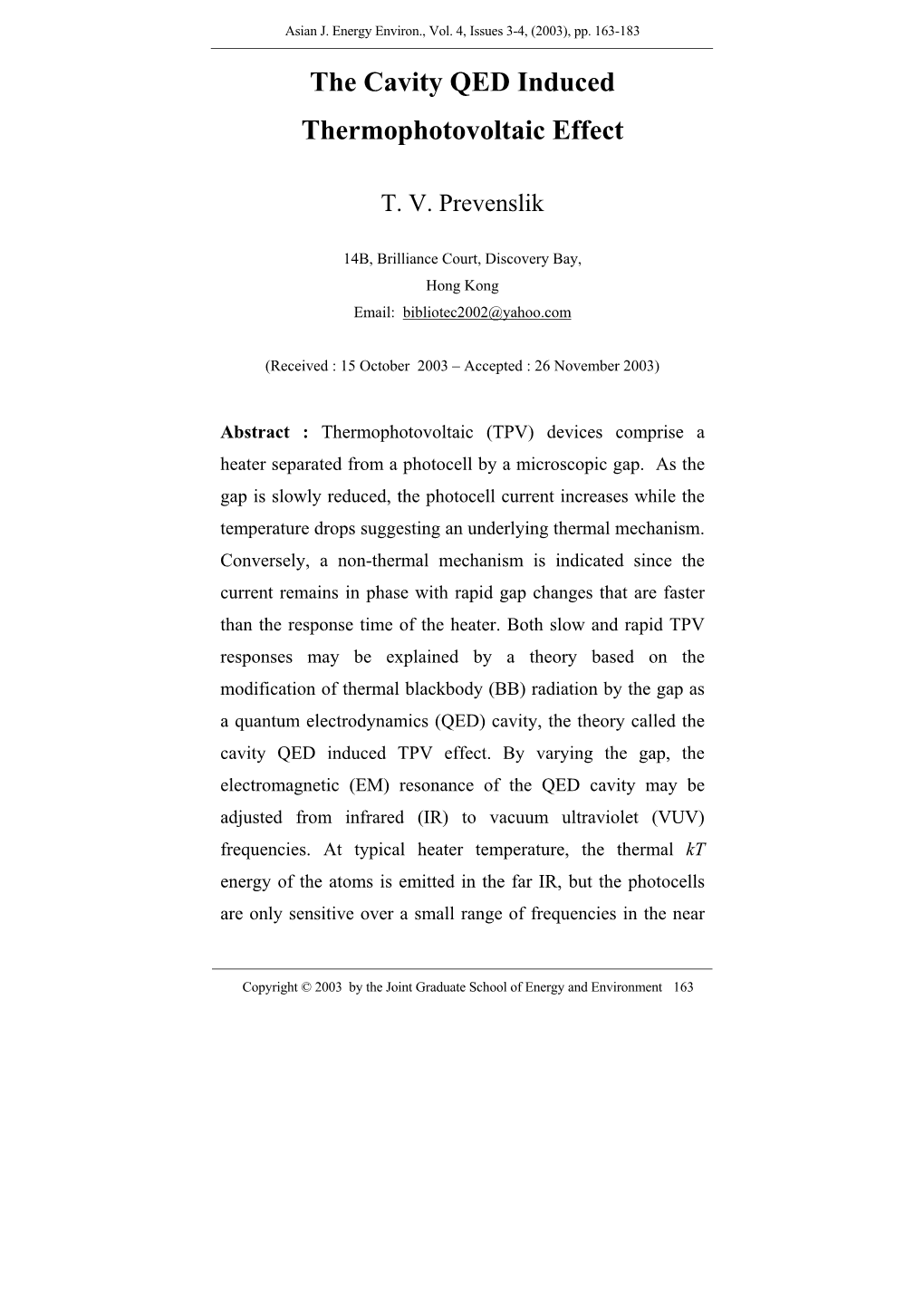 The Cavity QED Induced Thermophotovoltaic Effect