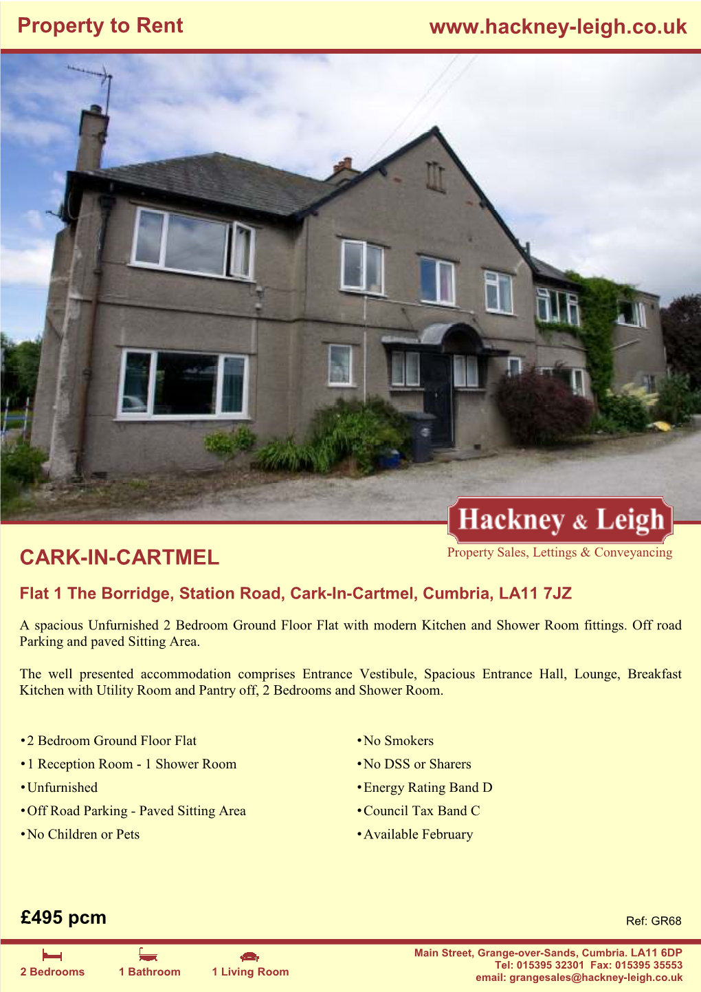 CARK-IN-CARTMEL Property to Rent