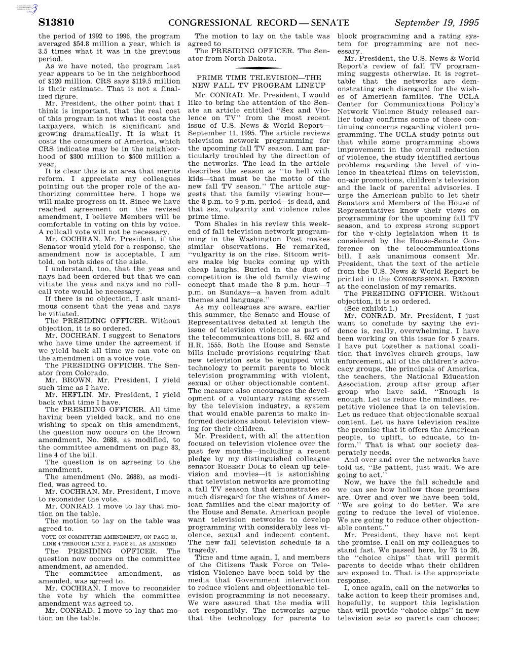 Congressional Record—Senate S13810