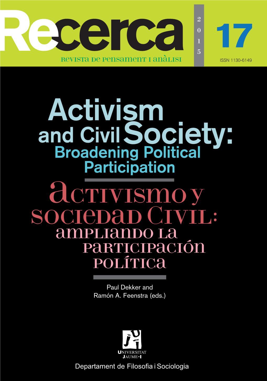 Recerca, 17. Activism and Civil Society