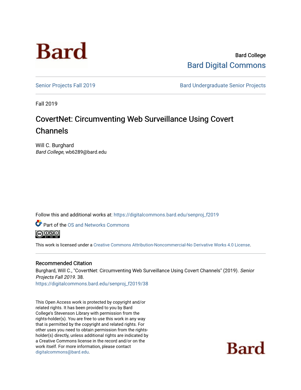 Circumventing Web Surveillance Using Covert Channels