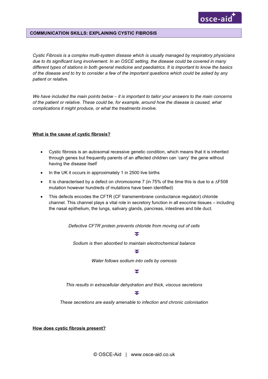 What Is the Cause of Cystic Fibrosis?