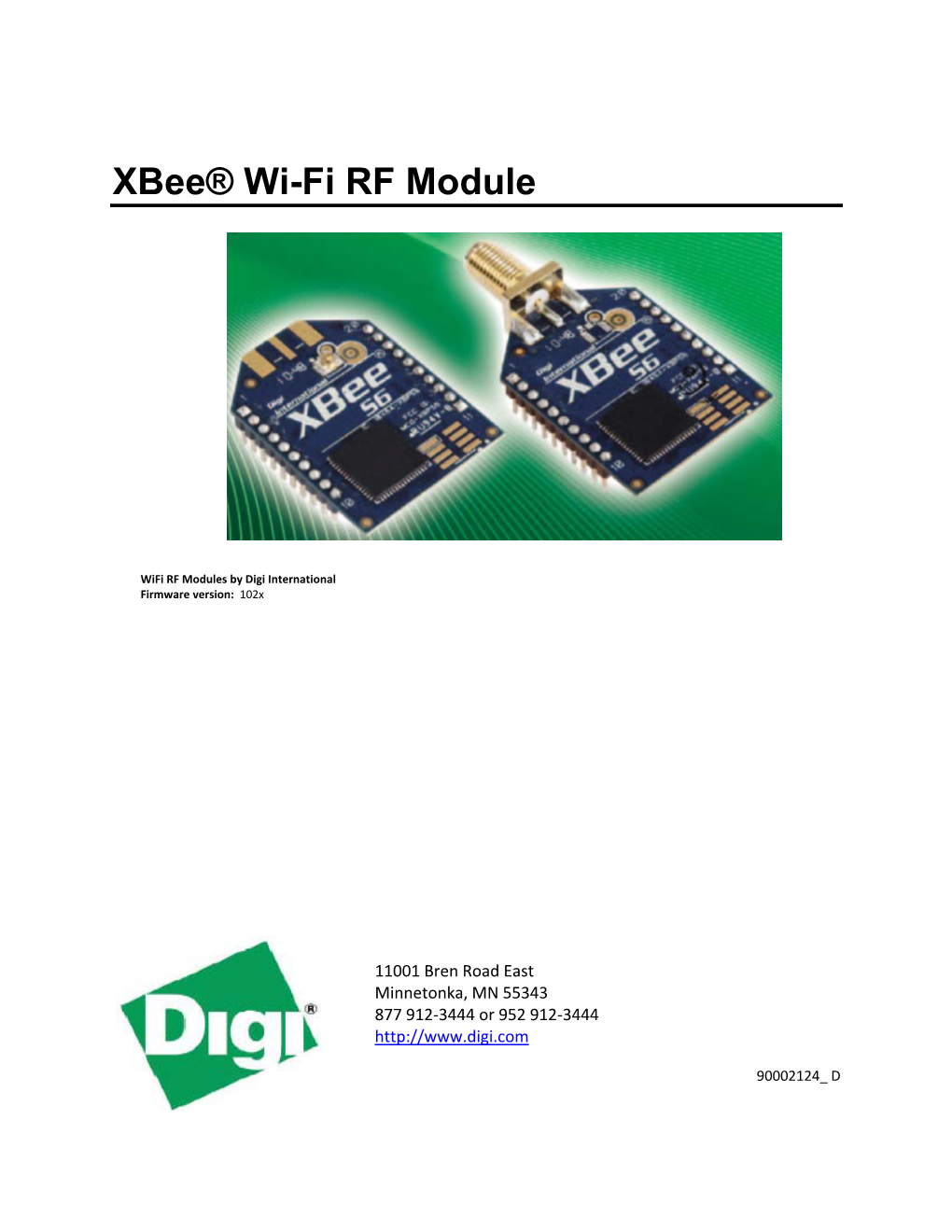 Xbee® Wi-Fi RF Module