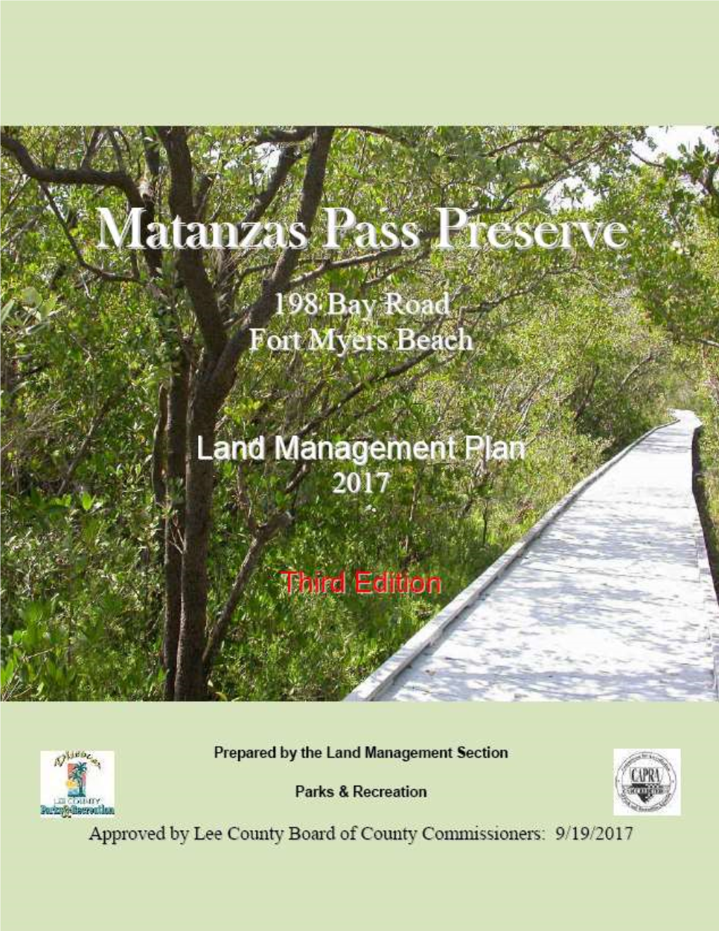Land Stewardship Plan Development and Supplemental Information Section That Can Be Found At: Ii