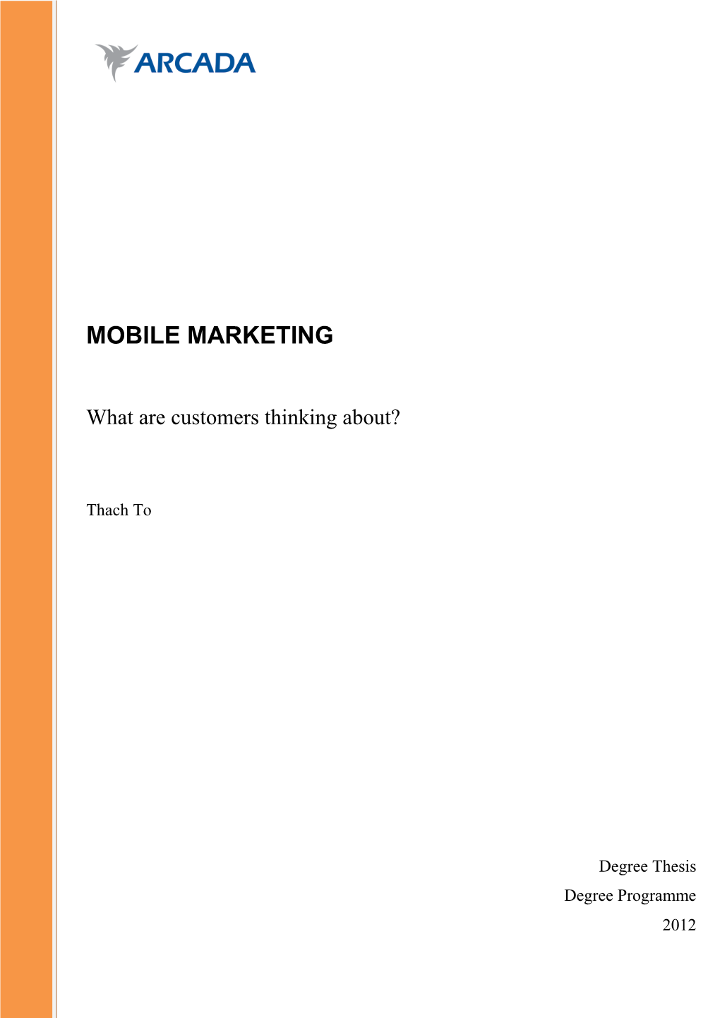 Mobile Marketing