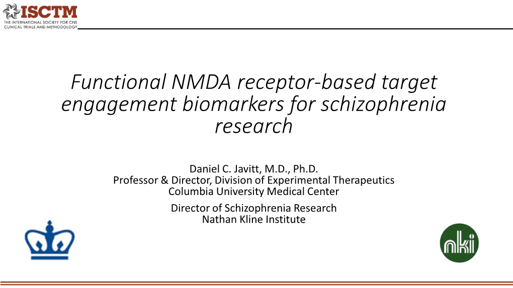 (NMDA) Receptor Glutamate Synapse