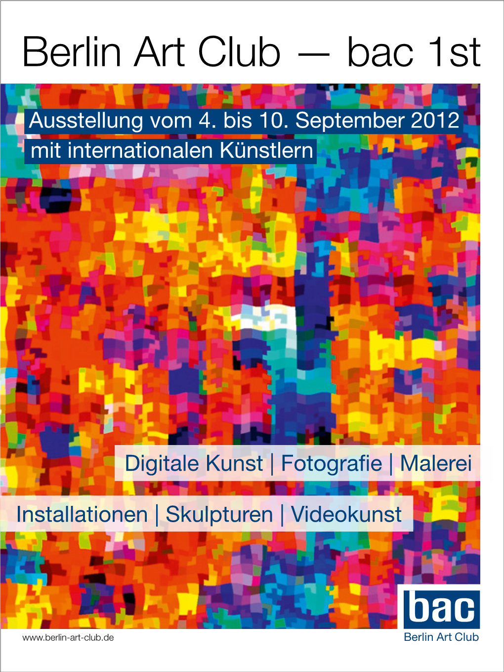 Berlin Art Club — Bac 1St