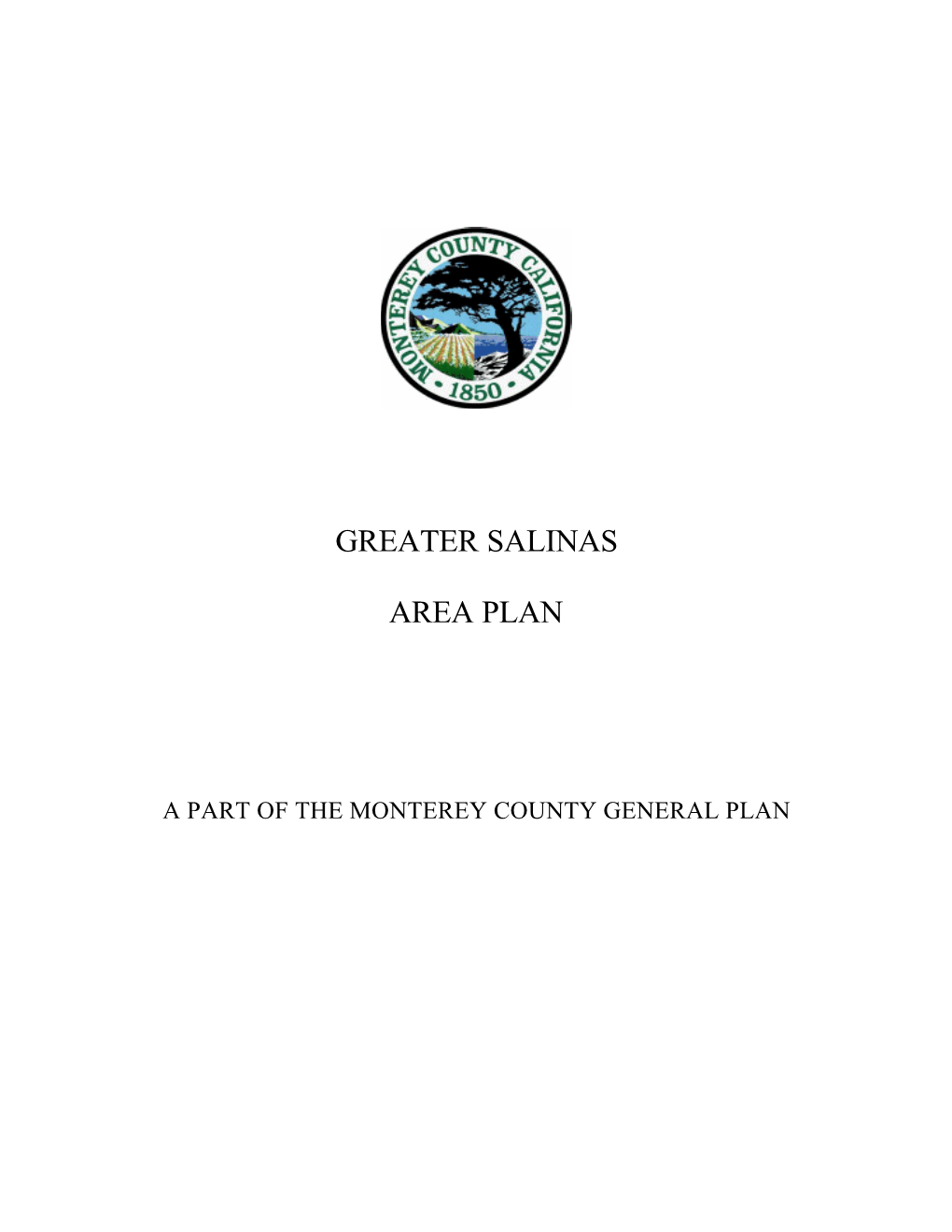 Greater Salinas Area Plan