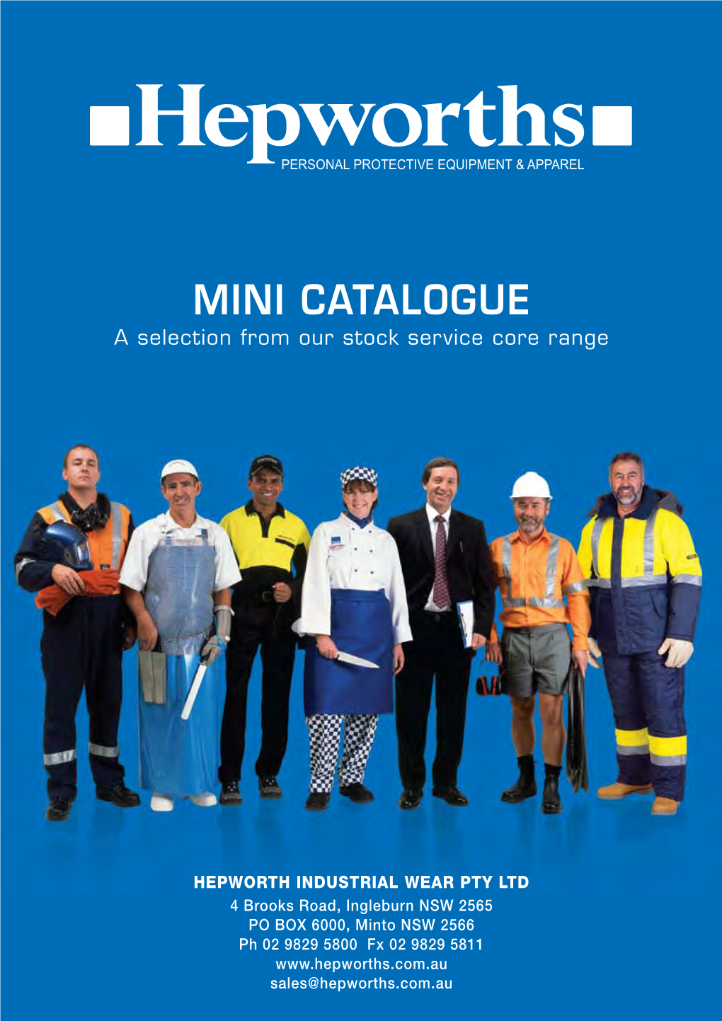 MINI CATALOGUE a Selection from Our Stock Service Core Range