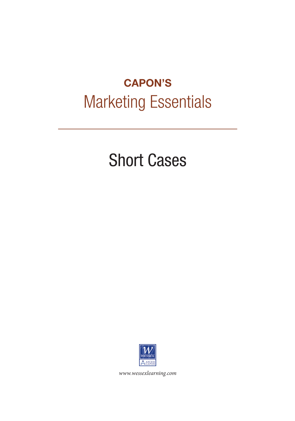 Marketing Essentials Short Cases