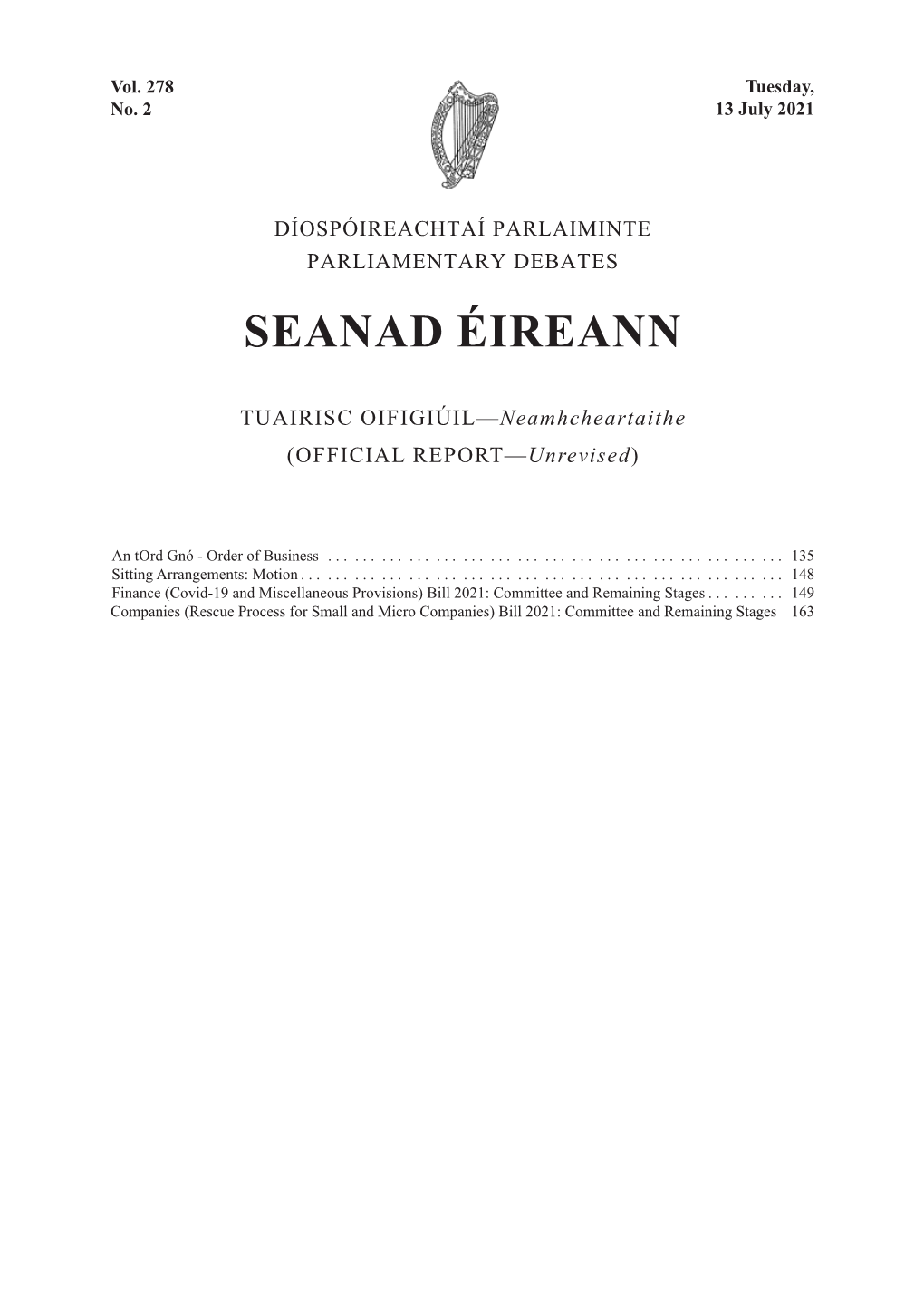 Seanad Éireann