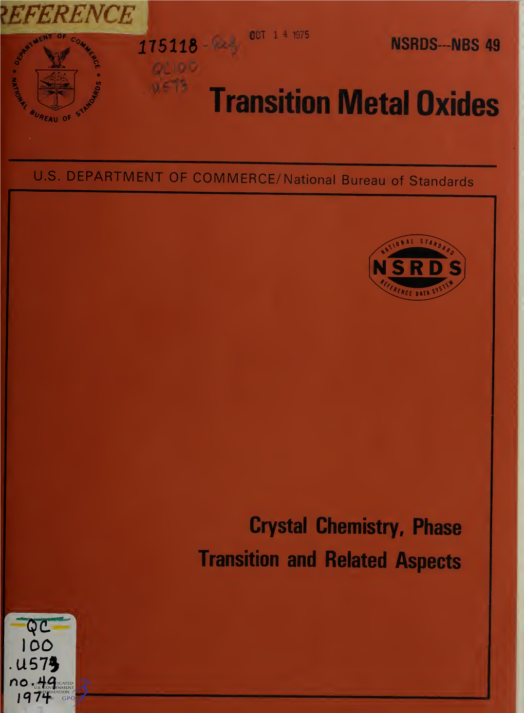 Transition Metal Oxides