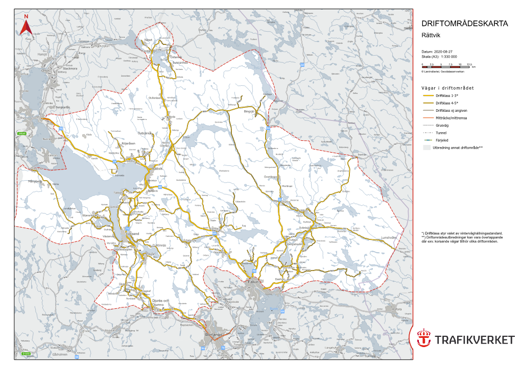 Karta Över Driftområde Rättvik (Pdf, 2,1